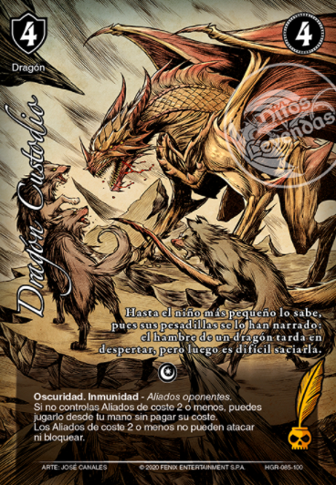 dragón custodio myl mazo dragon vcr 