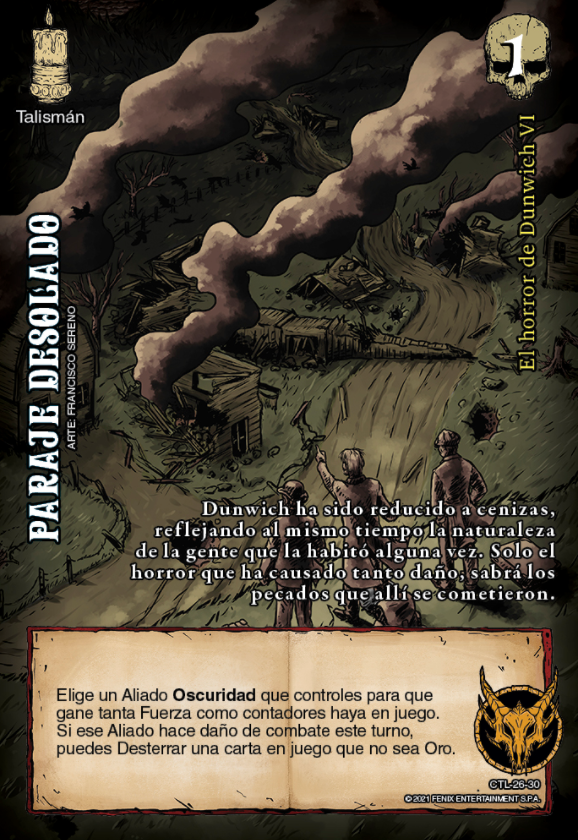 Paraje Desolado Mazo Lovecraft